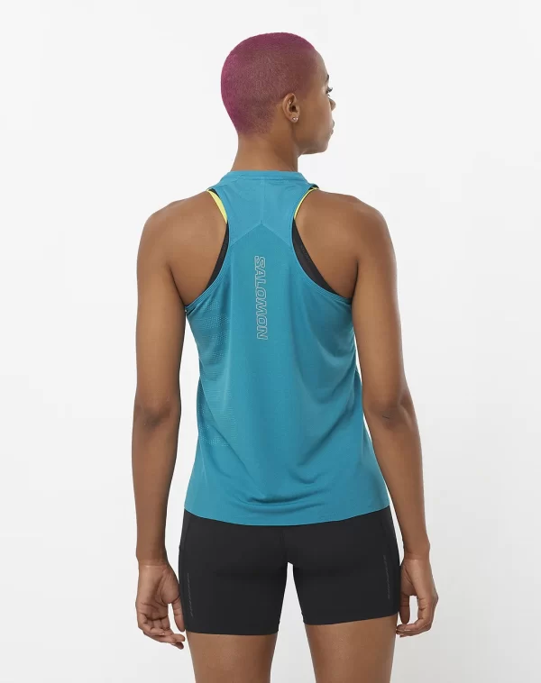 גופיית Sense Aero Singlet GFX – Salomon-LC218810 – tahitian-tide – 1