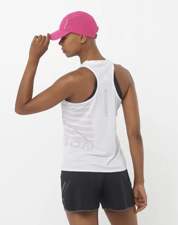 גופיית Sense Aero Singlet GFX – Salomon-LC218830 – white-beetroot – 1