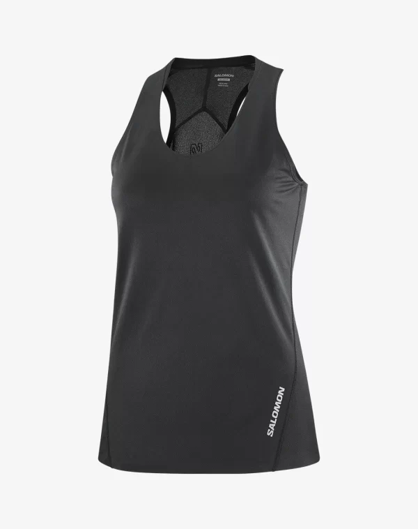 גופיית נשים Sense Aero Singlet – Salomon-LC219040 – deep-black – 4